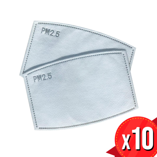 Filter For White Face Mask x10 Units