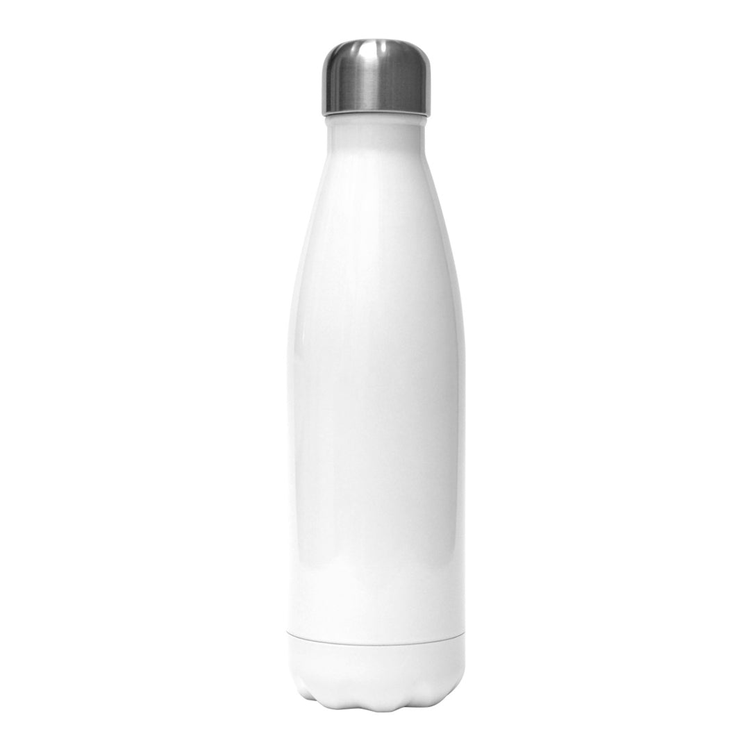 17 Oz White Metal Bottle