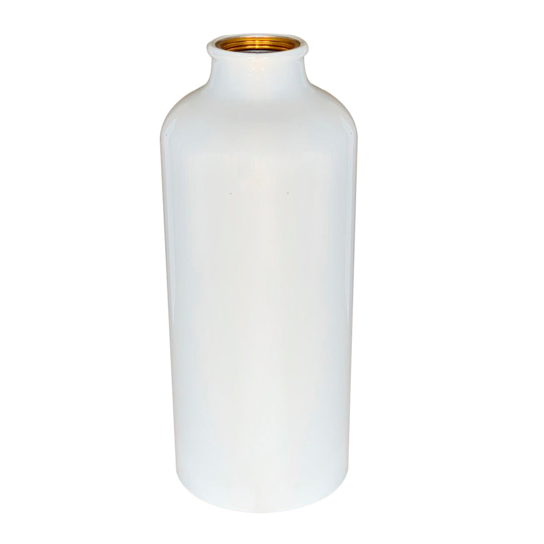 600ml Aluminium Water Bottle (White)