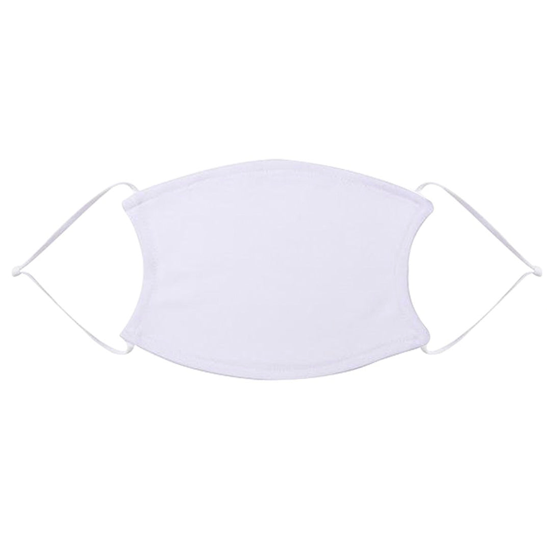 Sublimation Face Mask White - Unfiltered